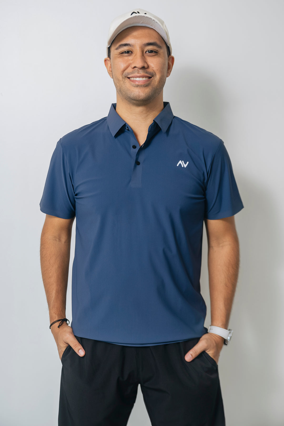 Round-the-Clock Comfort Shirt in Navy Blue