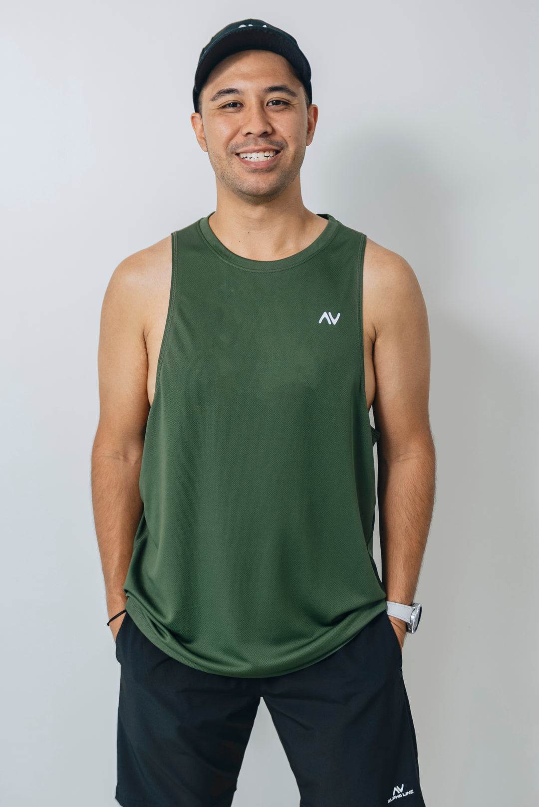 Easy Move Tank Top in Basil Green