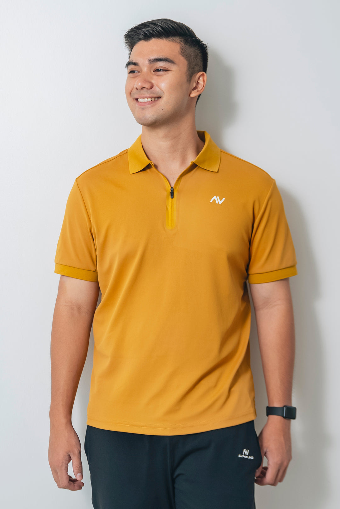 Ace Your Day Polo in Mustard Yellow