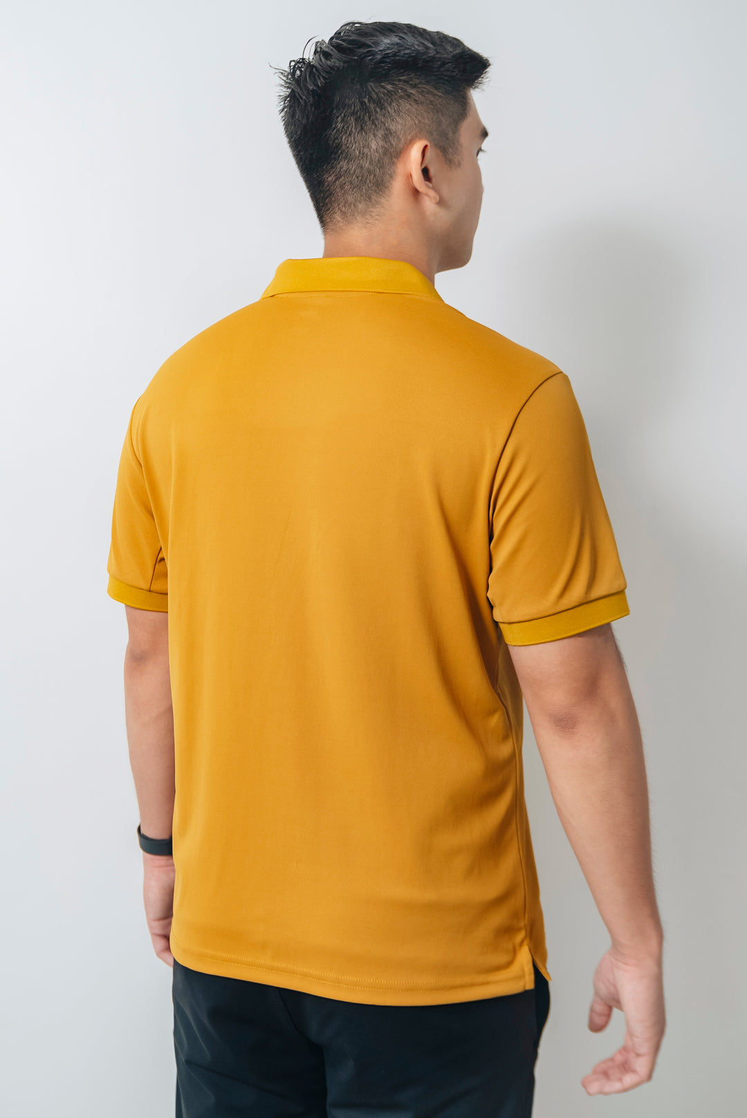 Ace Your Day Polo in Mustard Yellow