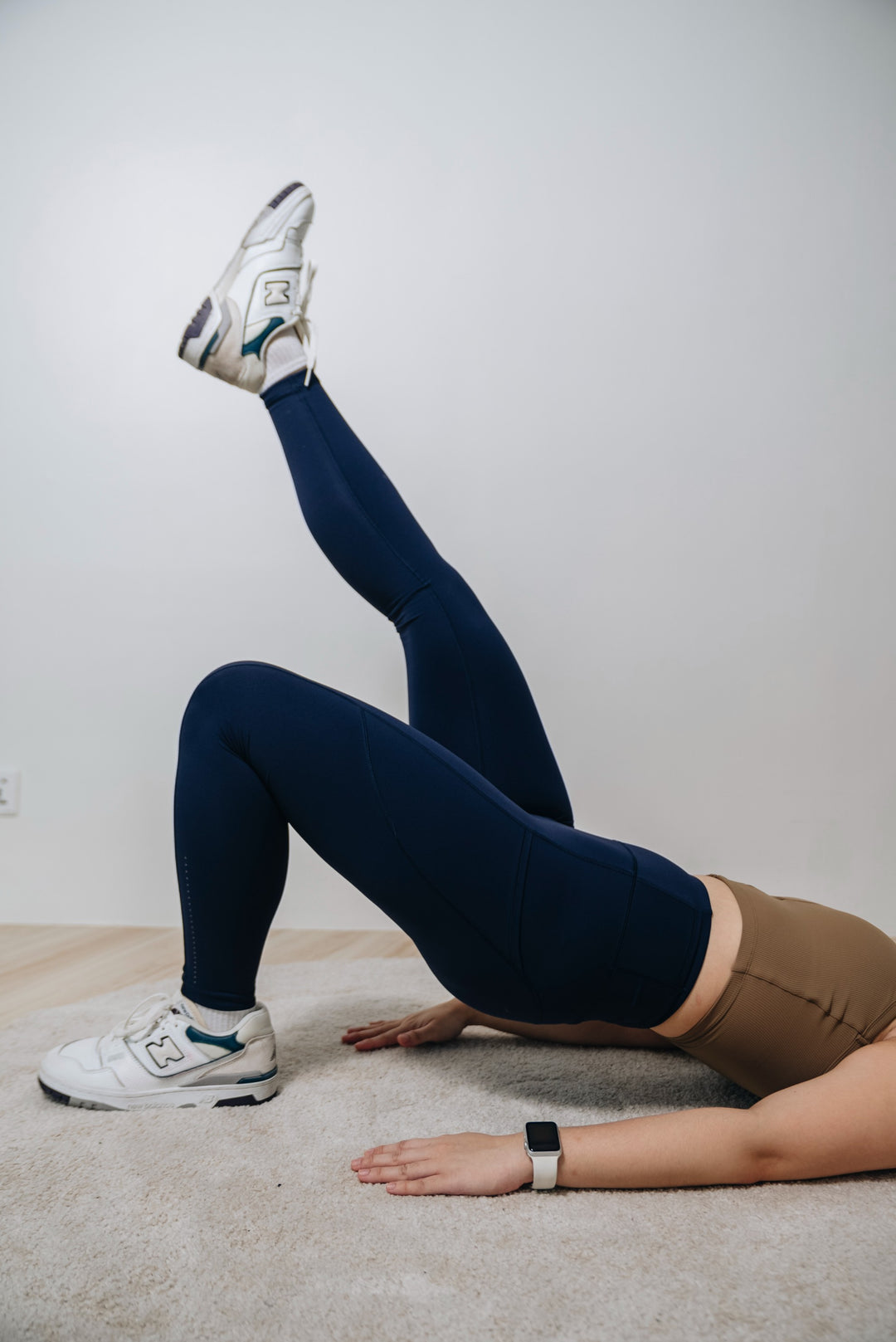 Fast Running Pocket-to-Go Leggings in Midnight Blue