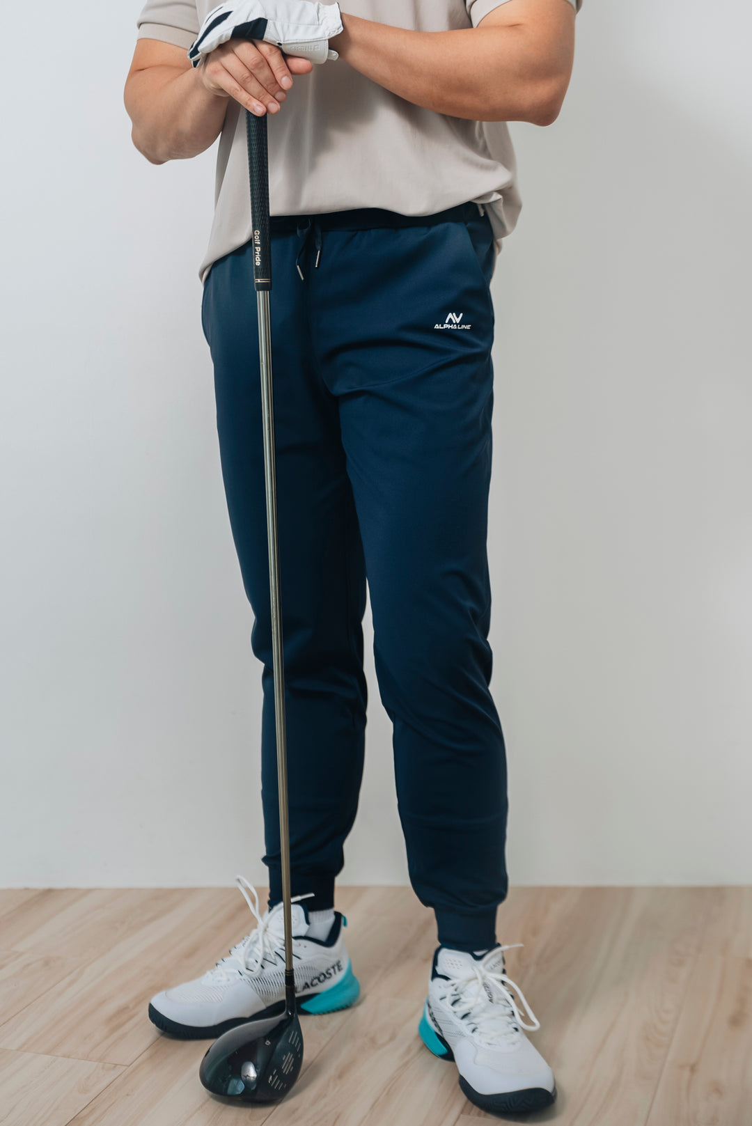 Stroll-and-Roll Joggers in Navy Blue