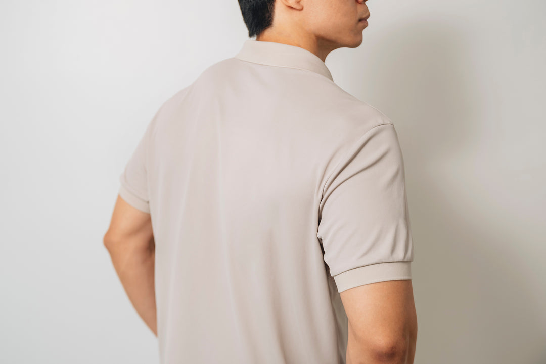 Ace Your Day Polo in Harbor Gray