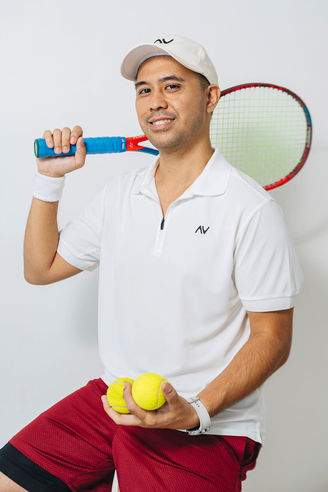 Ace Your Day Polo in Powder White