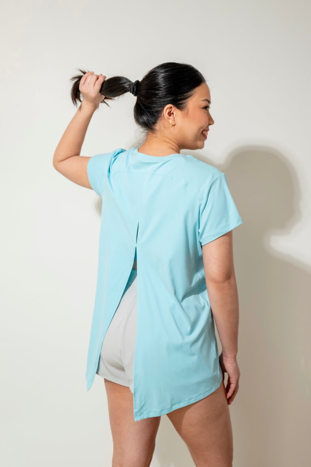 Flexknit Seamless Training Tee in Arctic Blue