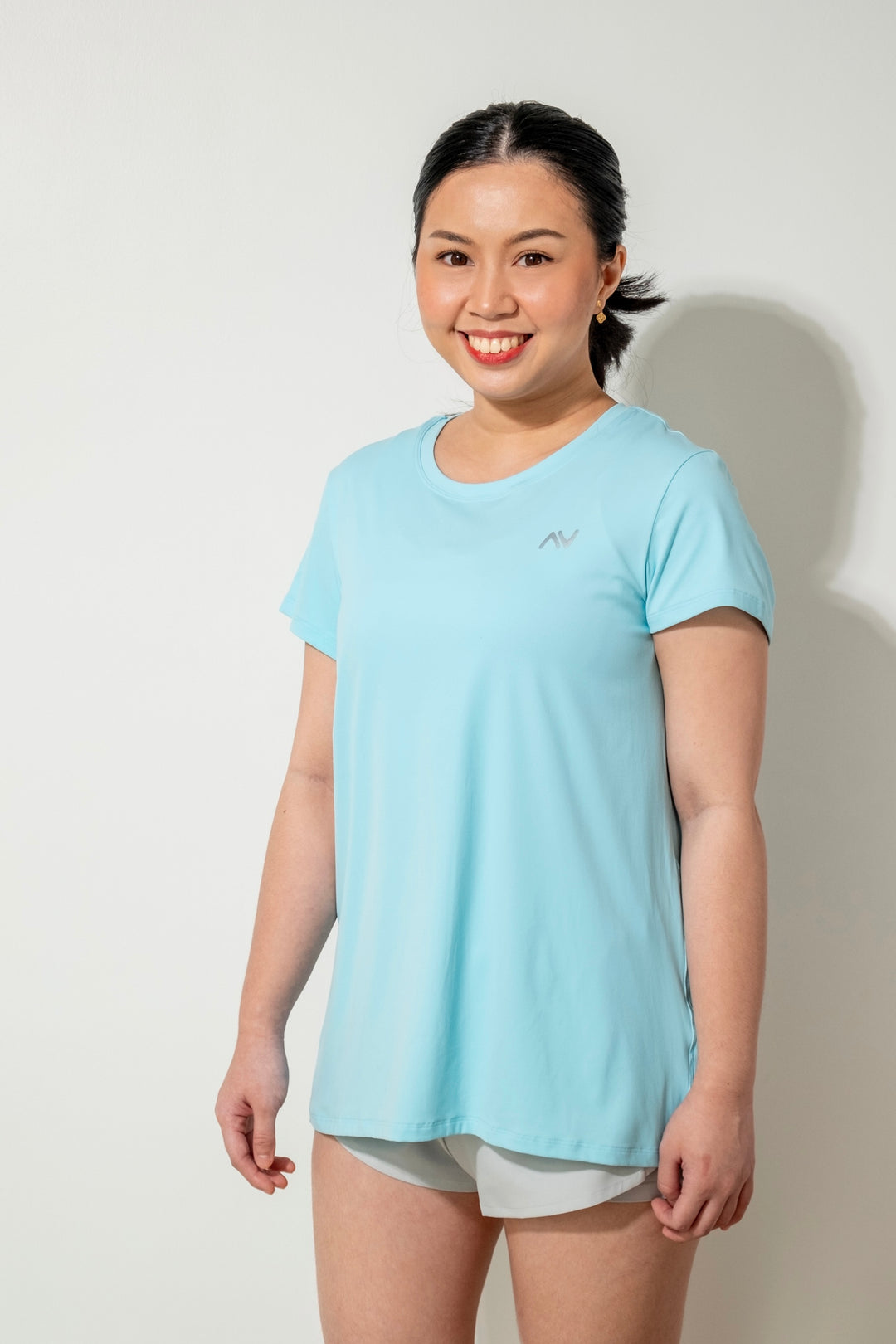 Flexknit Seamless Training Tee in Arctic Blue