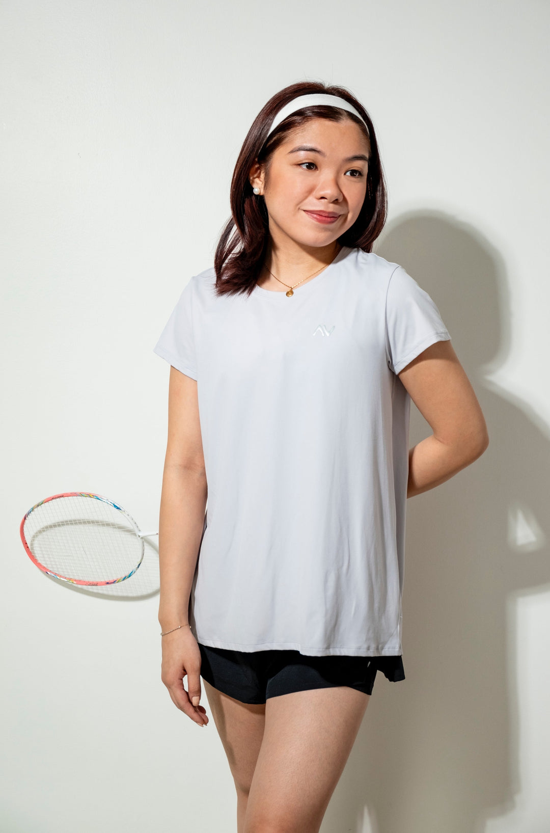 Flexknit Seamless Training Tee in Pale Lavender