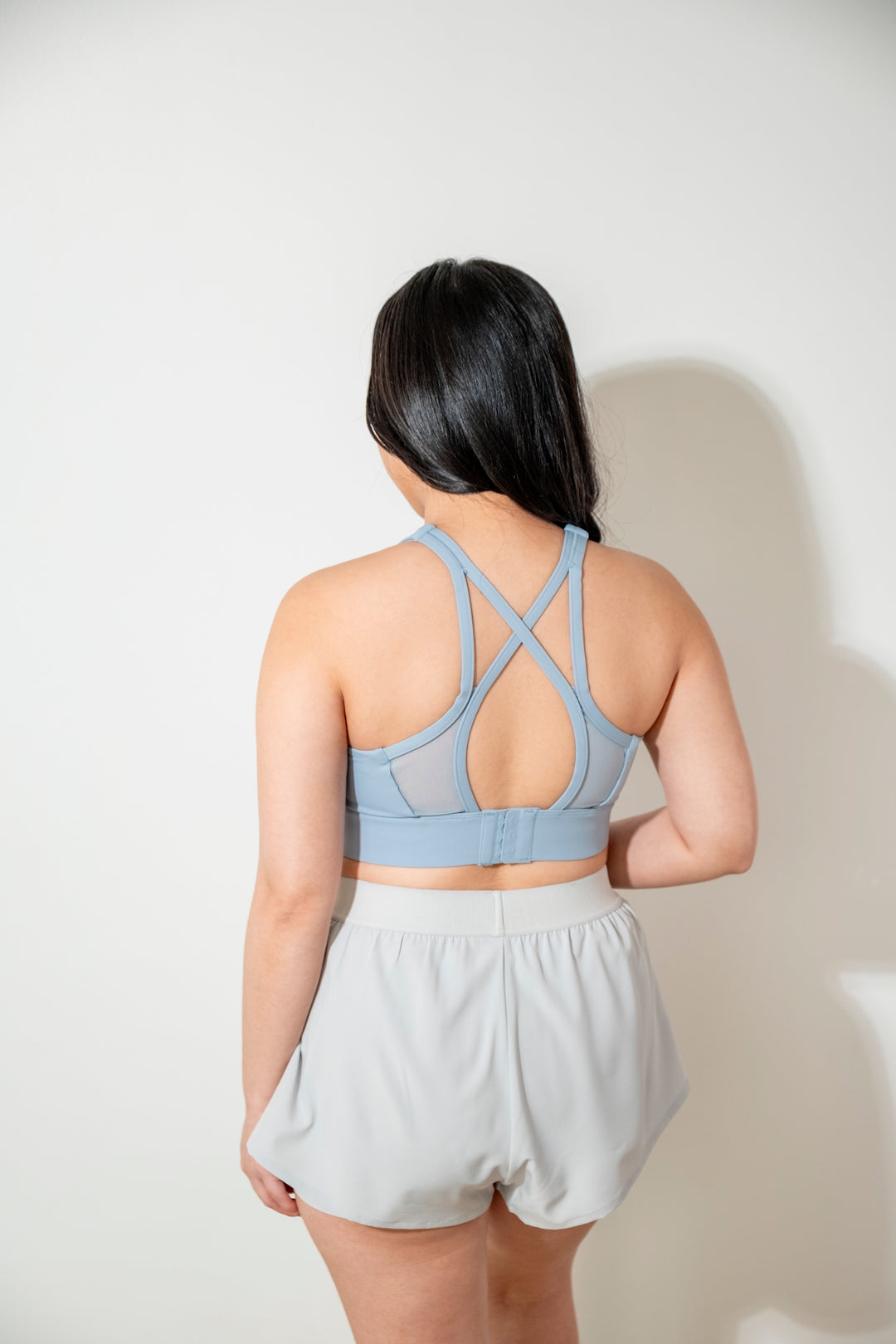 Comfort Supportive Sports Bra in Powder Blue