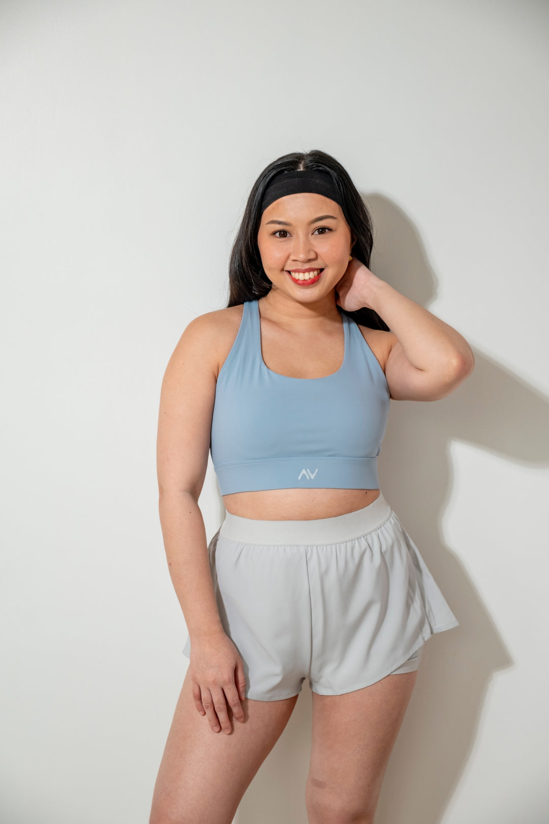 Comfort Supportive Sports Bra in Powder Blue