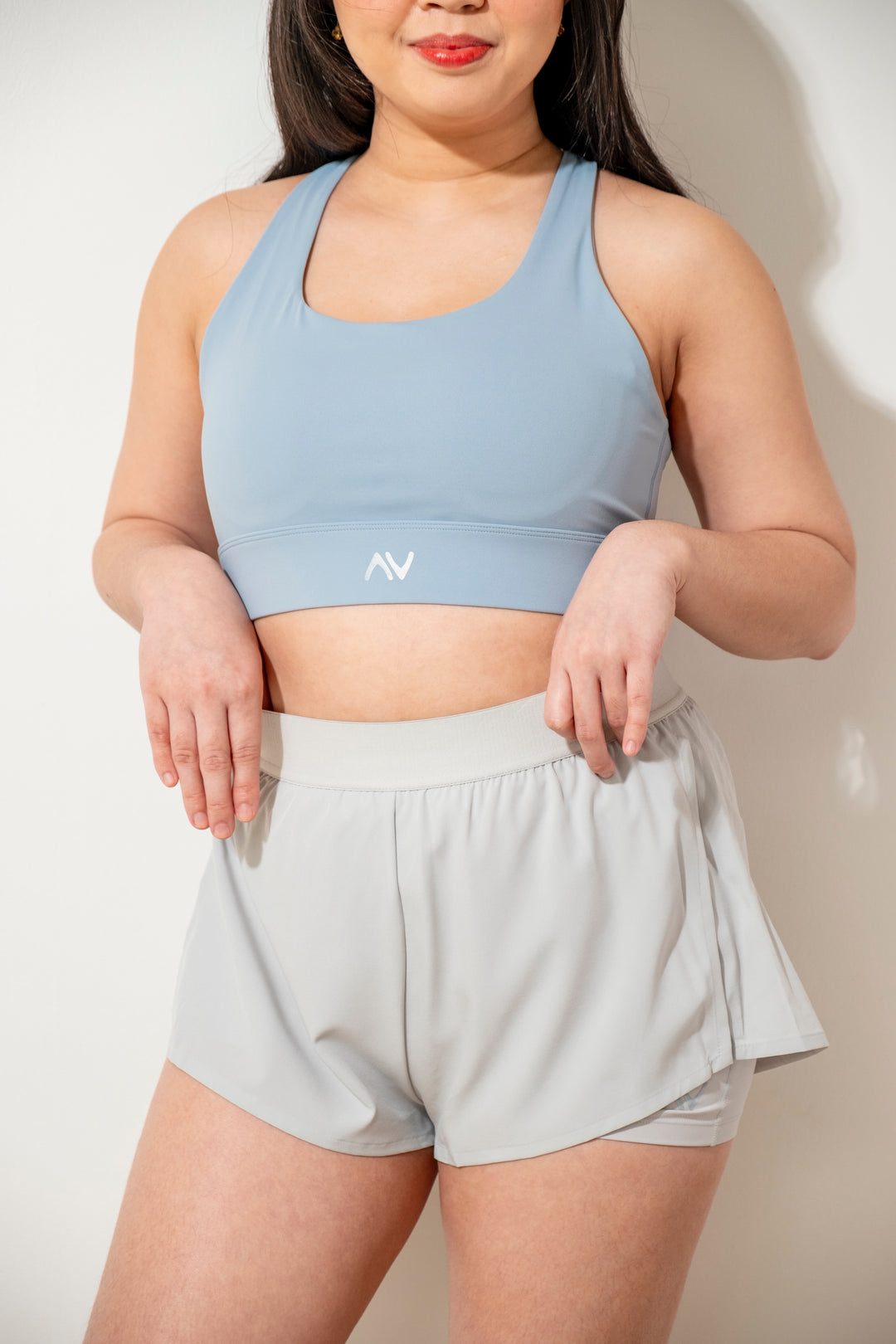 Comfort Supportive Sports Bra in Powder Blue