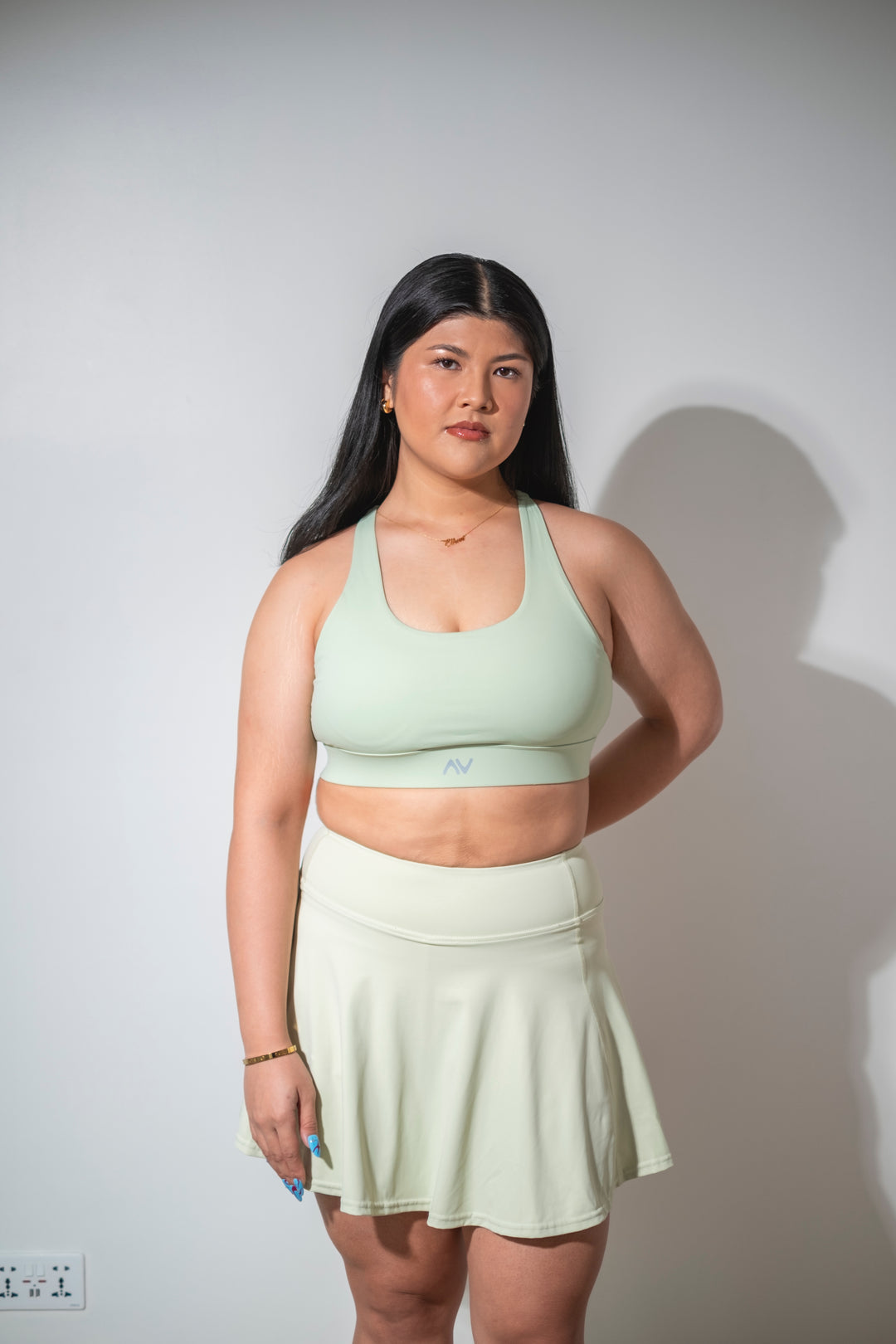 Comfort Supportive Sports Bra in Sage Green