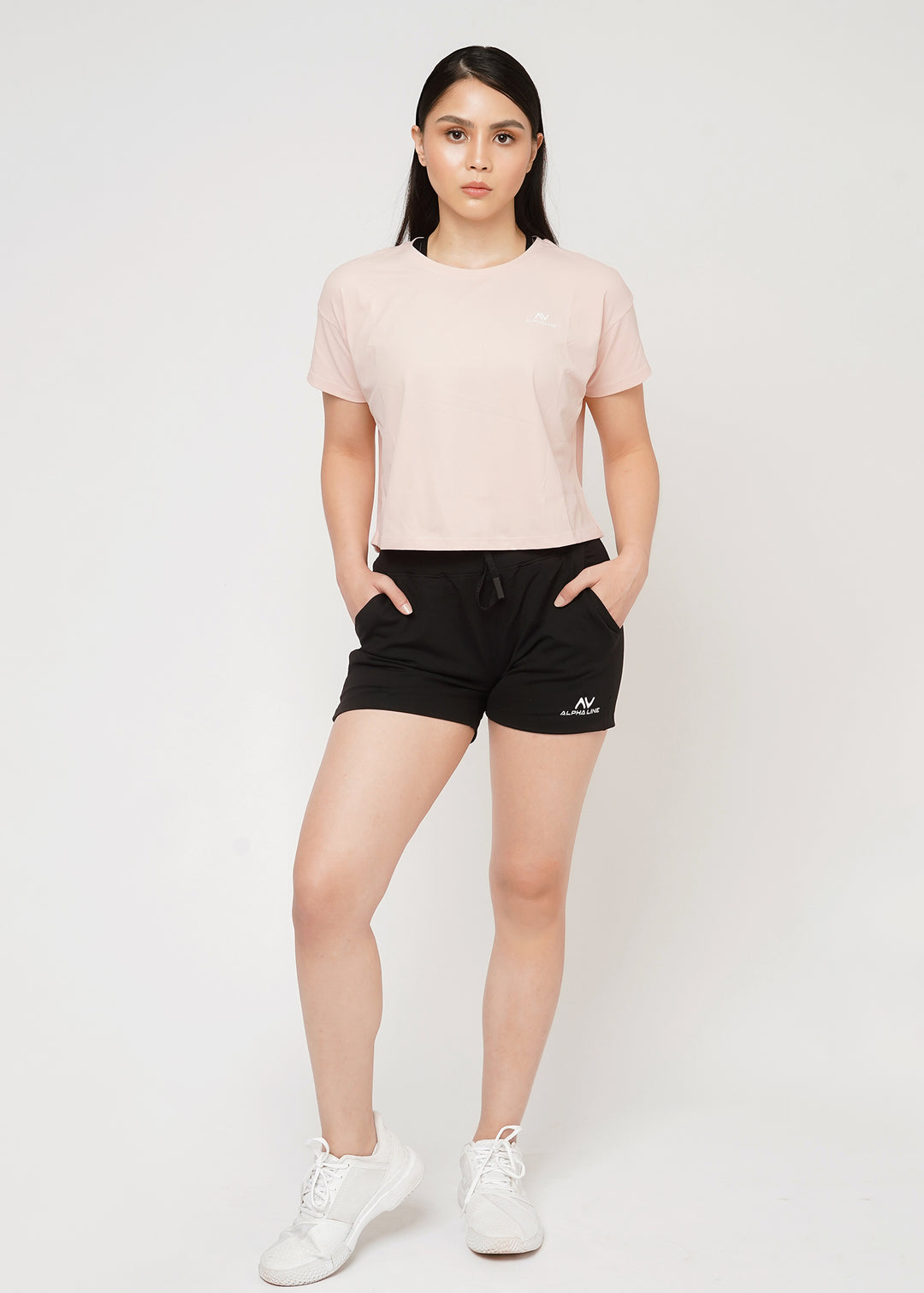 Comfy Flare Shorts in Crow Black