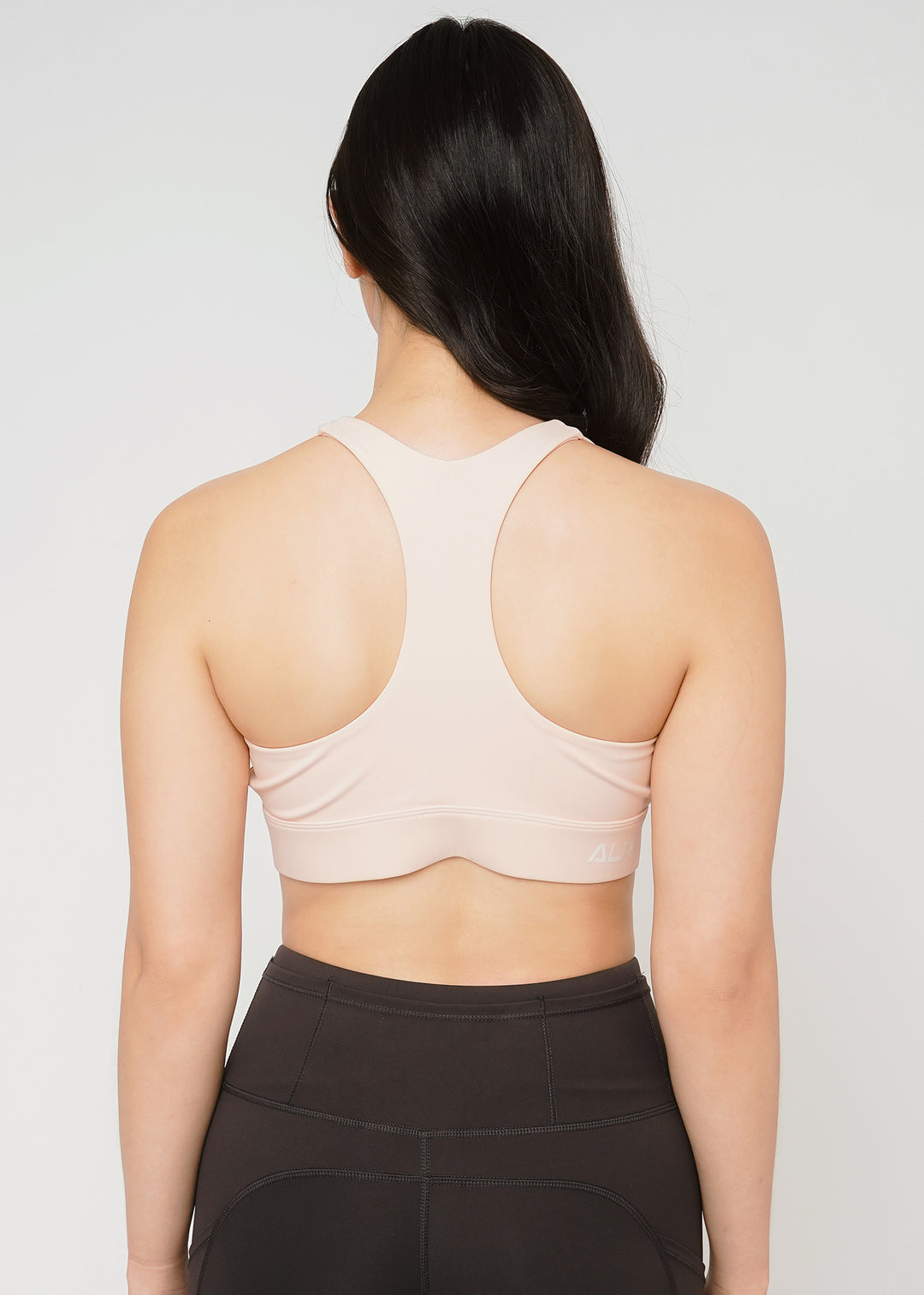 Zip-Her Full Support Sports Bra in Bubblegum Pink