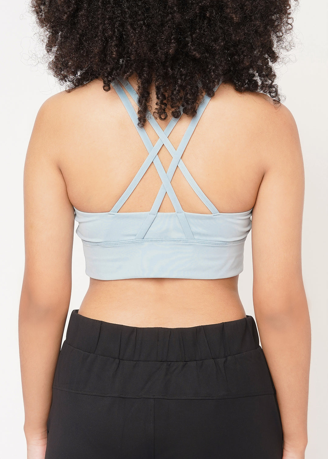 Ultra Breathable Meshify Sports Bra in Sky Blue